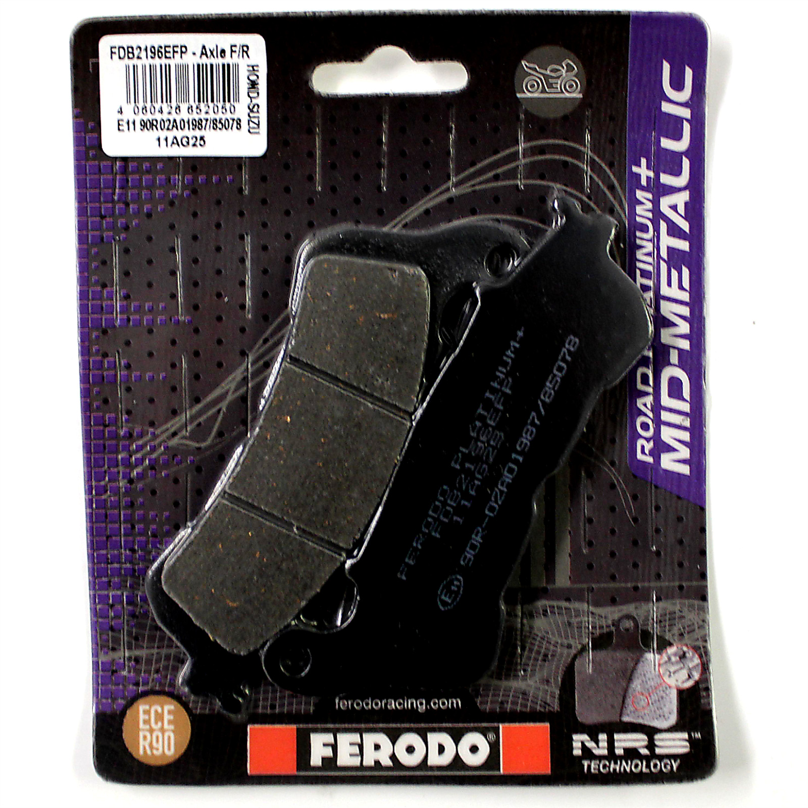 Ferodo Platinum Eco Front Brake Pad FDB2196EFP - Fits Honda CBR 250 R ABS 2011