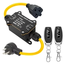 20A Waterproof Remote Control Power Switch IP67 Wireless Outlet 433MHz