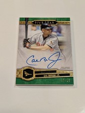 2021 Topps Five Star Cal Ripken Jr. Auto /15 Green #FSA-CRD Orioles