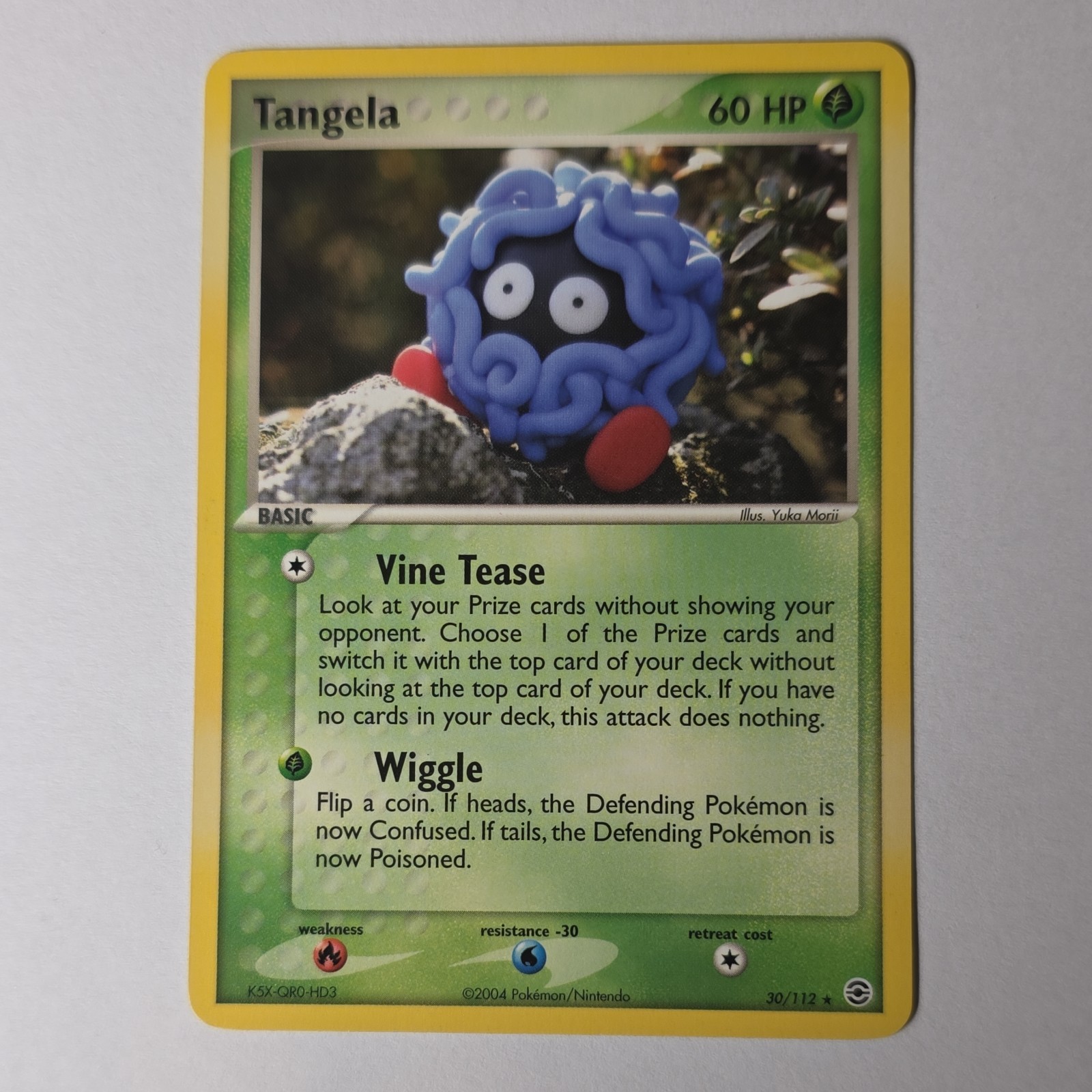 Pokemon TCG Tangela #30/112 Rare READ CCG EX FireRed & LeafGreen NM