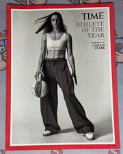 Caitlin Clark TIME Magazine Athlete of the Year 2024 No Label - Federer/Nadal