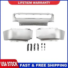 Replacement Bumper Face Bar Chrome No Fog Lights for 2004-2005 Ford F-150