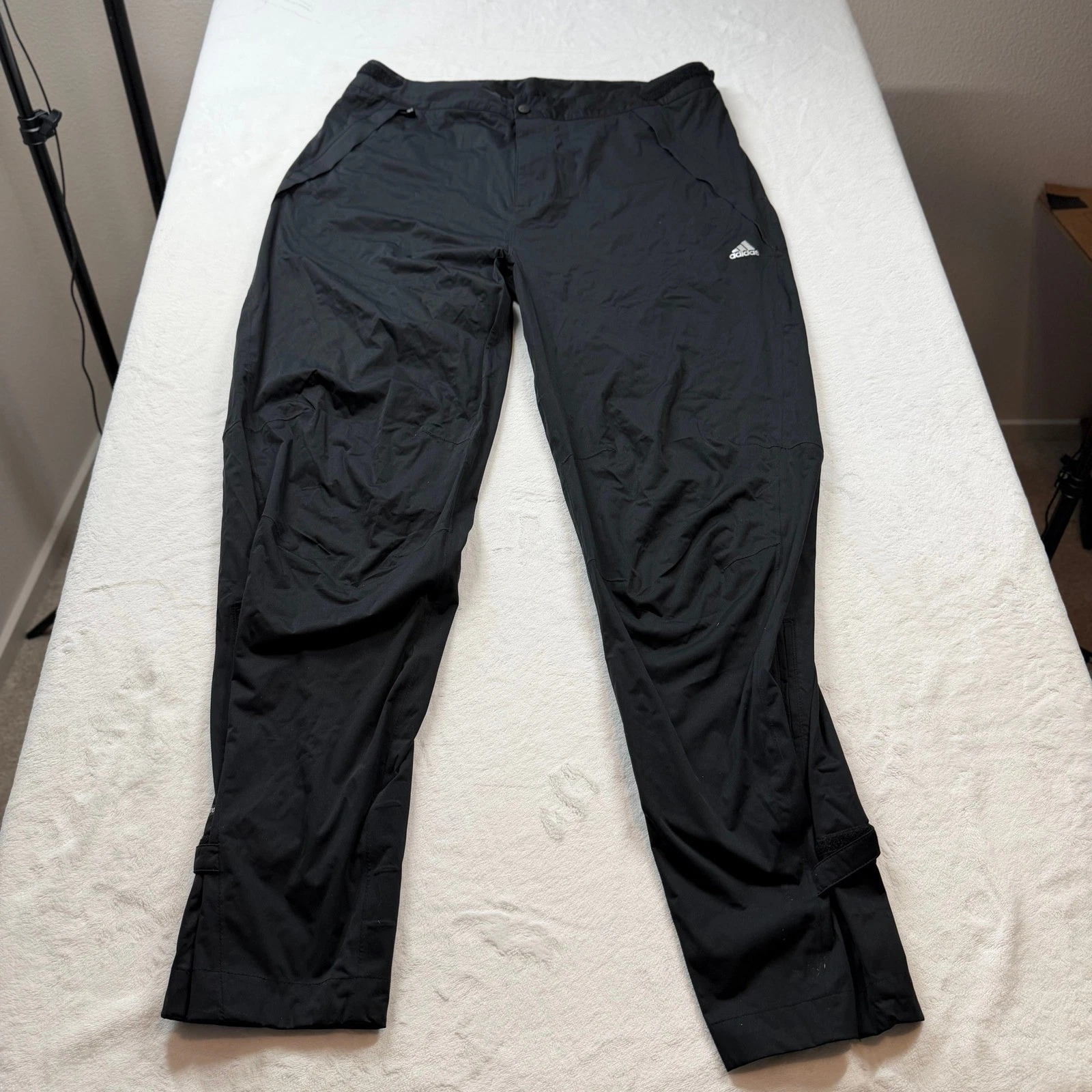 Adidas ClimaProof Wind Pants Mens XL Black Good Athletic Outdoor 295059