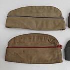 WW2 US Army & USMC Piped Garrison Side Cap Lot of 4 Air Forces Artillery Etc — photo 8