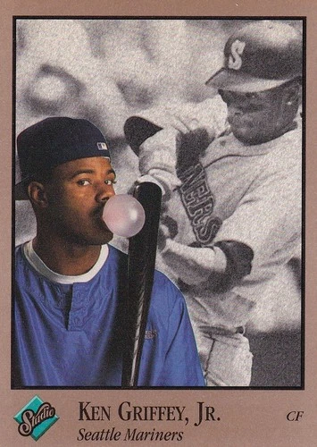 1992 STUDIO BASEBALL CARD # 232 -HOF KEN GRIFFEY JR. - SEATTLE MARINERS