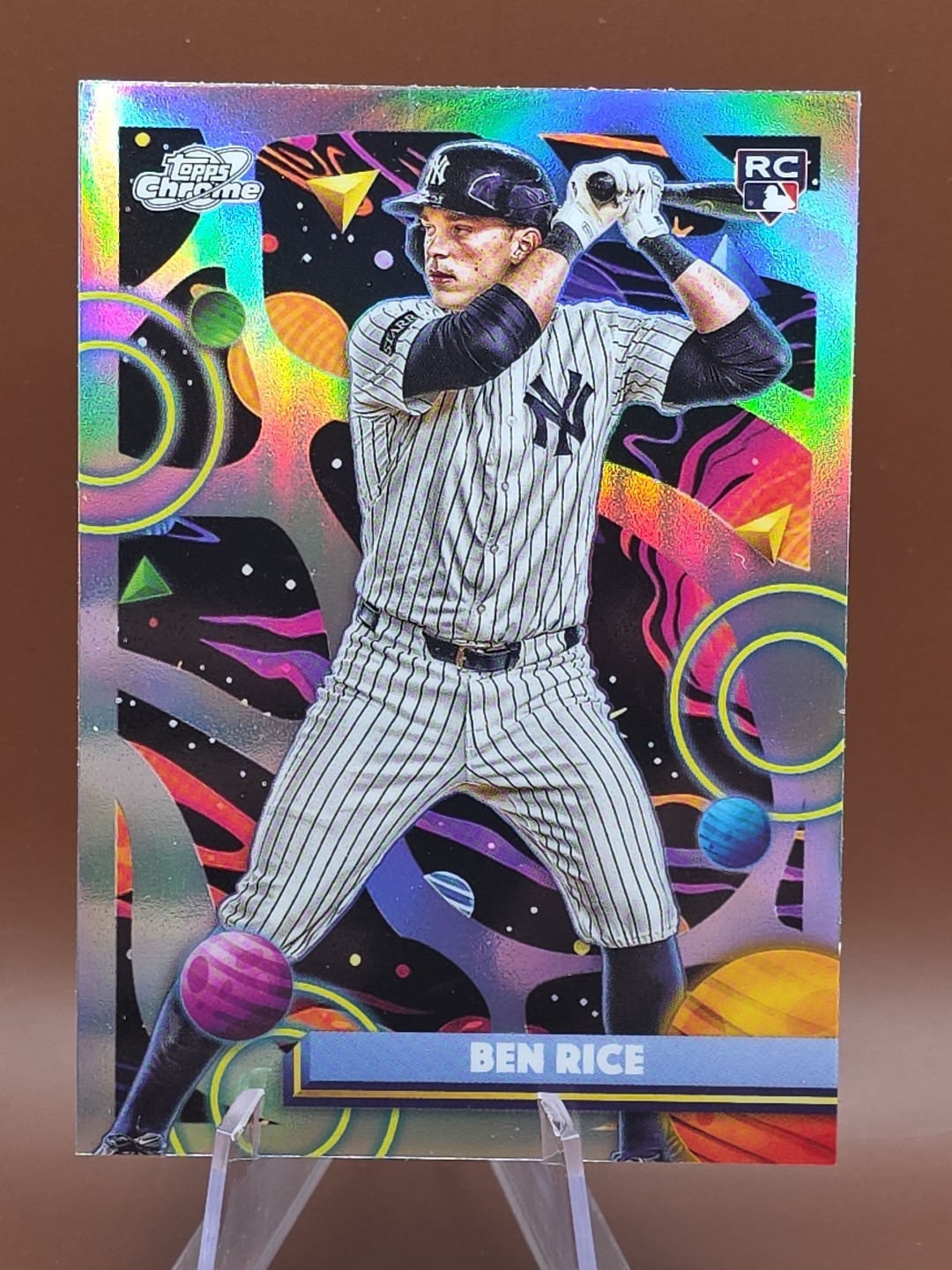 2025 Topps Cosmic Chrome Ben Rice #174 (RC) Refractor 
