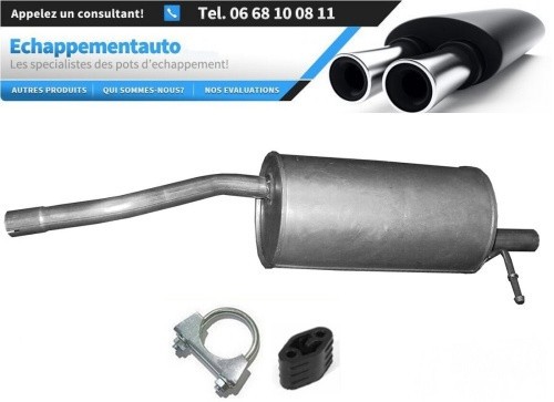Silencieux arriere Dacia Sandero pour reussir le controle technique auto 2007-2012
