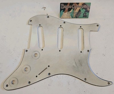 Fender Stratocaster Pickguard Aged Relic 3ply Vintage Cream