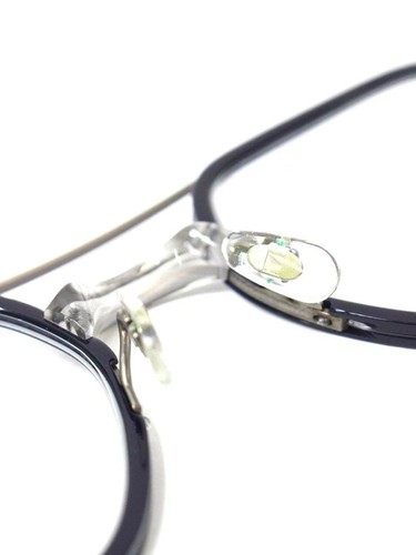 Masunaga Eyewear Glasses Frame Navy 51□22-150 Men’s Used Made in Japan - Picture 9 of 10