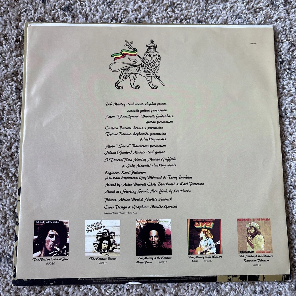 Bob Marley and the Wailers - Exodus Lp - Island Records - 1st press EX/NM - Image 3 of 4