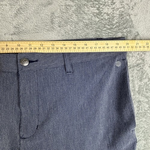 Adidas Pants Mens 38X32 Blue Crosshatch Golf Tapered Lightweight Stretch NWT - Picture 16 of 20