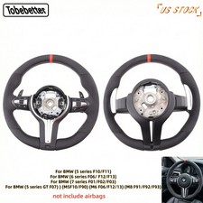 M-sport Leather Steering Wheel For Bmw F10 F11 F12 F13 F01 F02 F03 5 6 7 Series