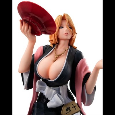 bleach action figure - rangiku matsumoto premium megahouse statue