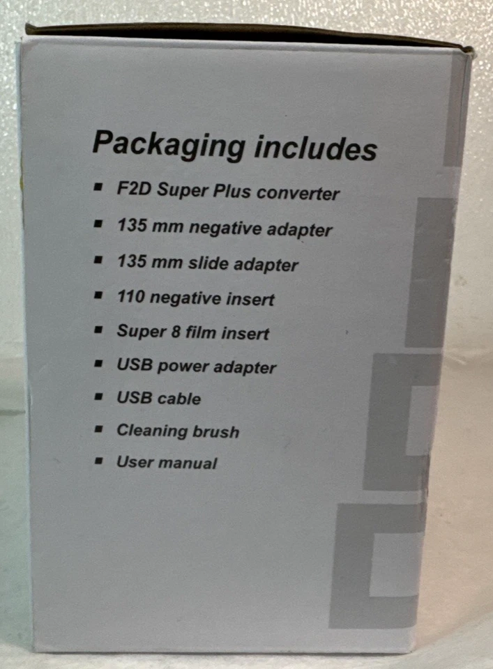 Wolverine F2D Super Plus Film to Digital Converter 35mm 126 110 Super 8 Open Box - Image 4 of 4