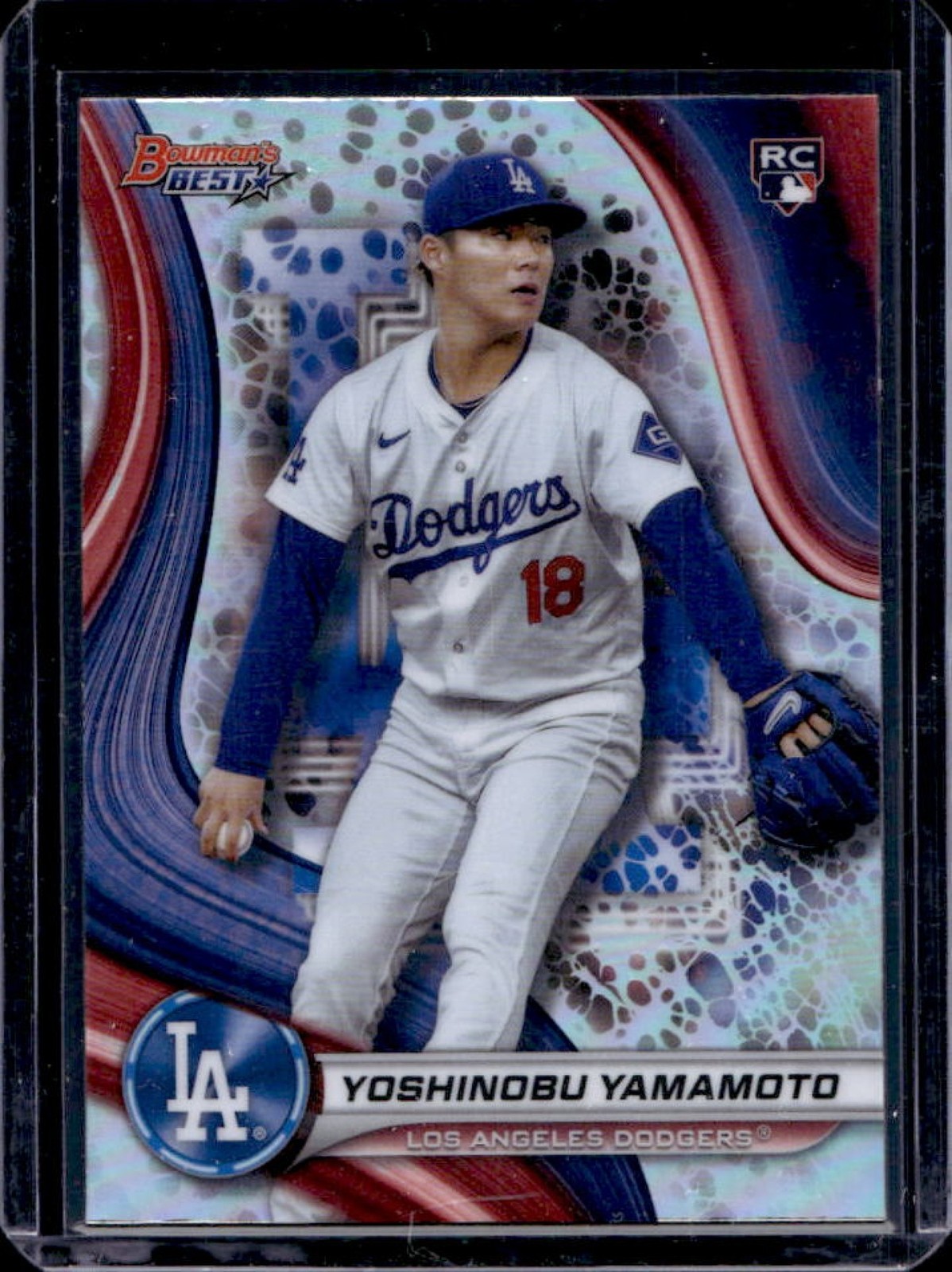2024 Bowman's Best Yoshinobu Yamamoto RC Refractor #34 Dodgers