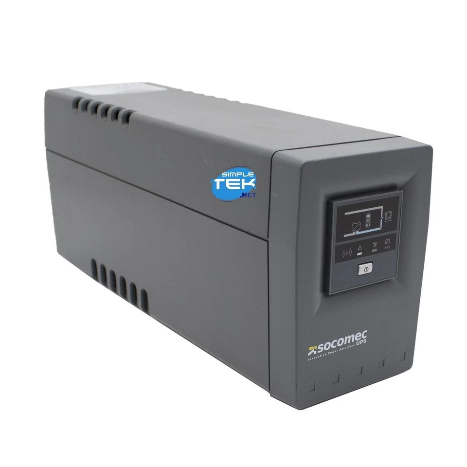 Socomec NET-800-PE Ups 800va 480w Uninterruptible Power Supply 3 Sockets+USB _ - Image 2 of 4