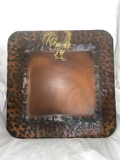 Jan Barboglio Hammered Rooster Tray