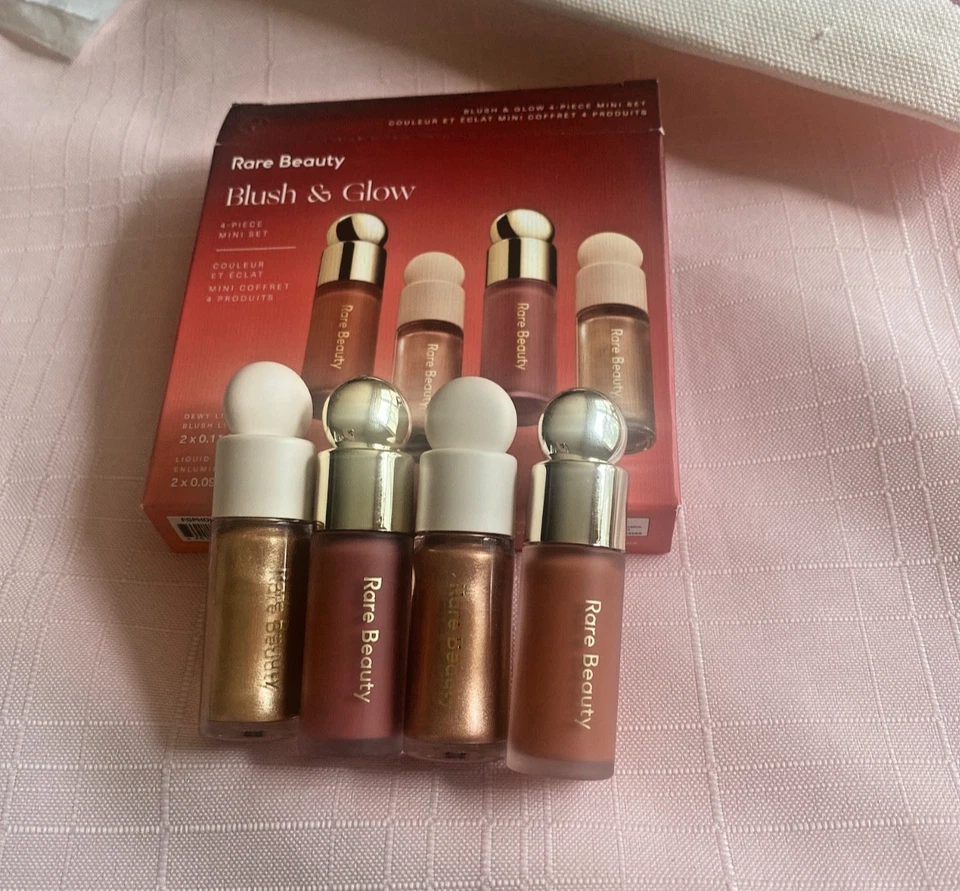 Rare Beauty Blush & Glow 4-Piece mini Set Limited Edition NEW  - Image 3 of 4