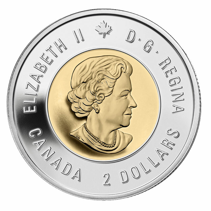 🇨🇦 Canada Toonie 2 Dollars Coin, $2 Sir John A. Macdonald's