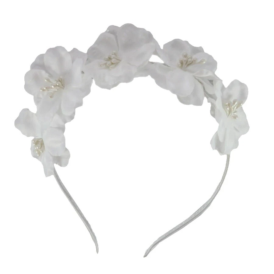 Accesorios para Cabello De Novia blanco de poliéster