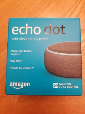 AMAZON ECHO DOT 3rd GEN  w/ ALEXA VOICE CONTROL - *BRAND NEW*