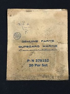 Omc Evinrude Johnson Vintage Nadel Roller Set 20 Count Pn#378152 Nos  Ungeöffnet | Ebay