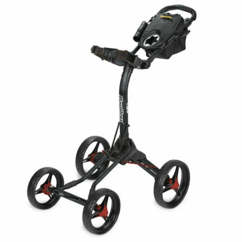 Bag Boy Quad XL Push Cart - Black/red