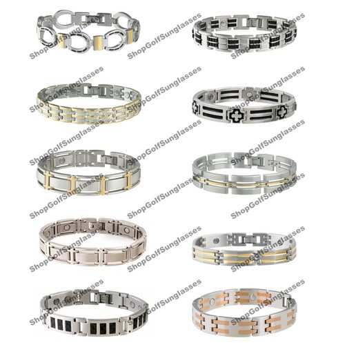 Sabona Men's Executive Silver Bracelets Choose your Style eBay