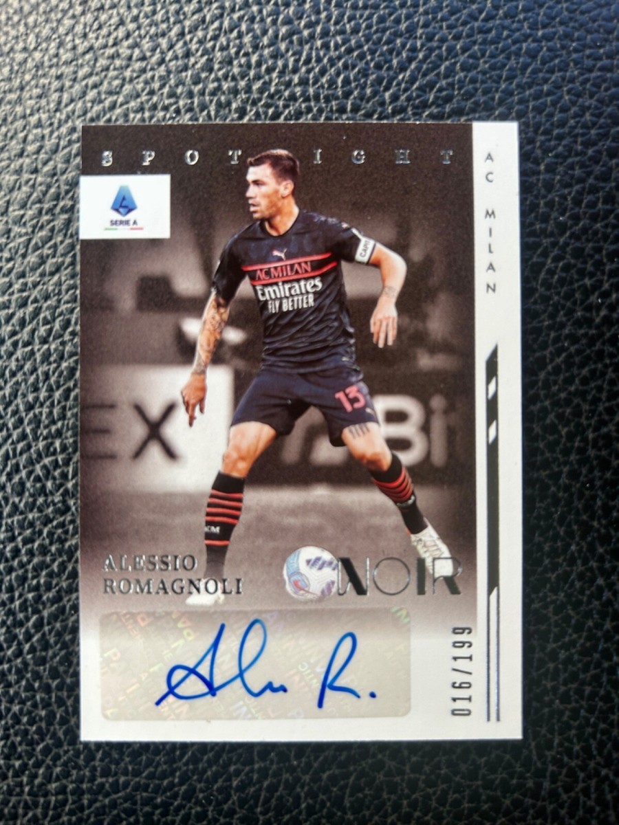 2021-22 Chronicles Noir Alessio Romagnoli Autograph SSP #016/199