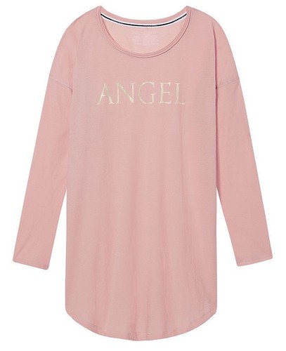 Victorias Secret Graphic ANGEL Sleep Tee Sleepshirt Night Gown Pajamas NWT L - Picture 5 of 5