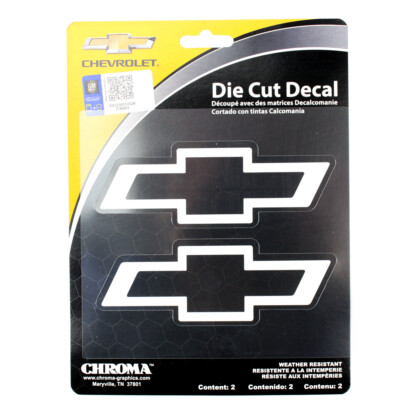 GM Chevy Chevrolet Bowtie Logo Laser Cut Emblem Logo Aufkleber Decal Sticker NEU