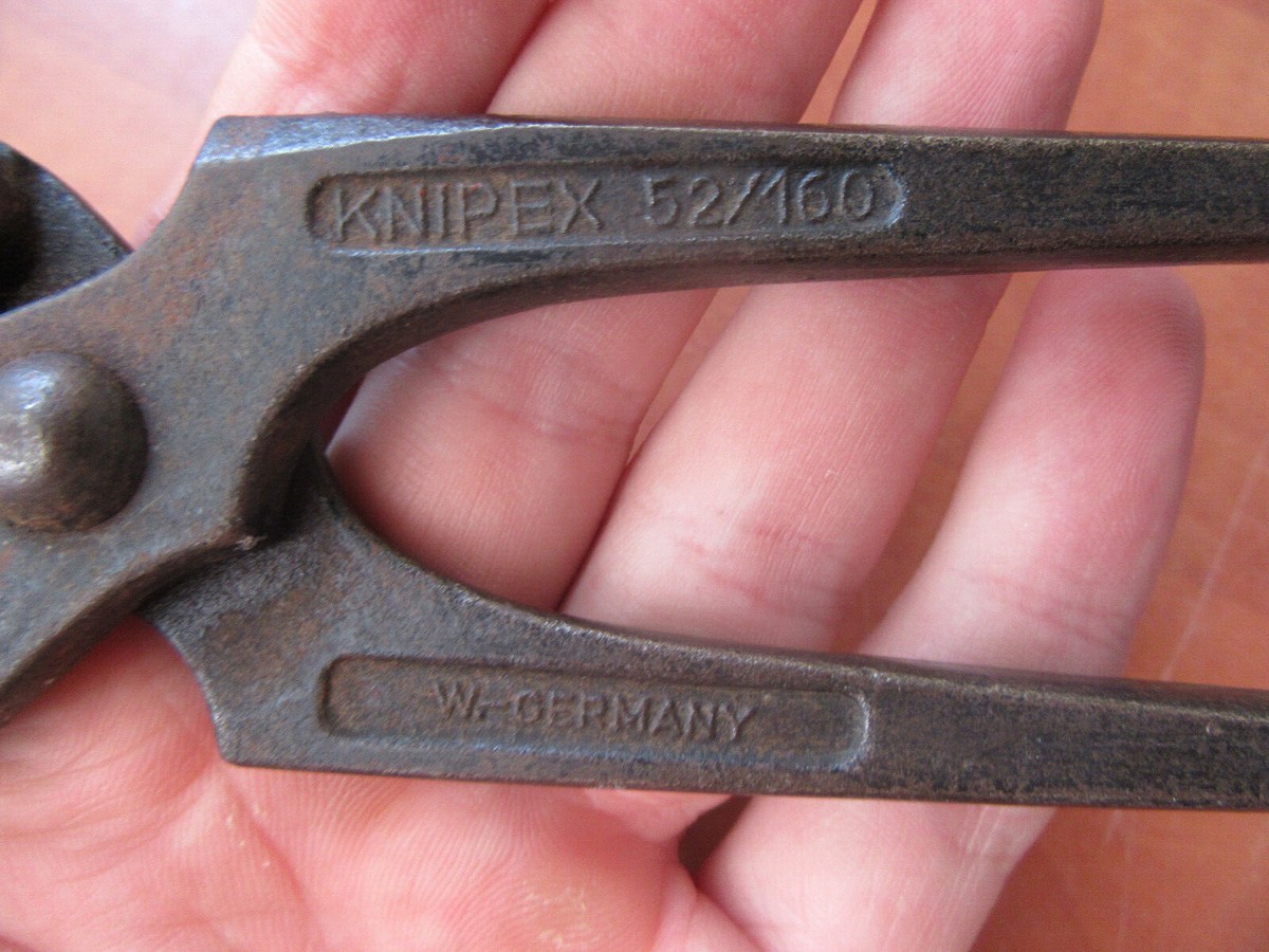VTG OLD KNIPEX 52/160 W.GERMANY SHOEMAKER COBBLER PLIERS PINCERS