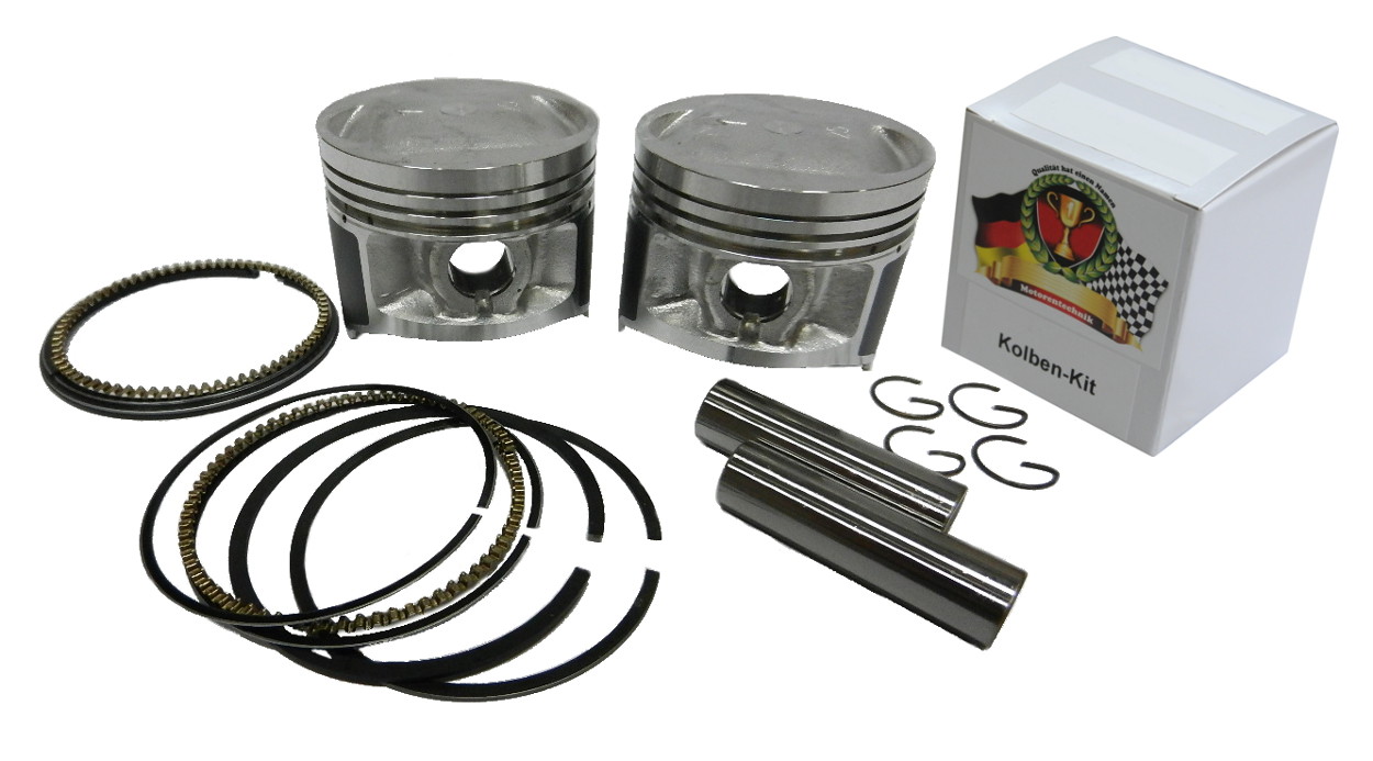 Yamaha XS400 XS 400 OHC 2A2 Kolben Kit 4. Übermaß os +1.00