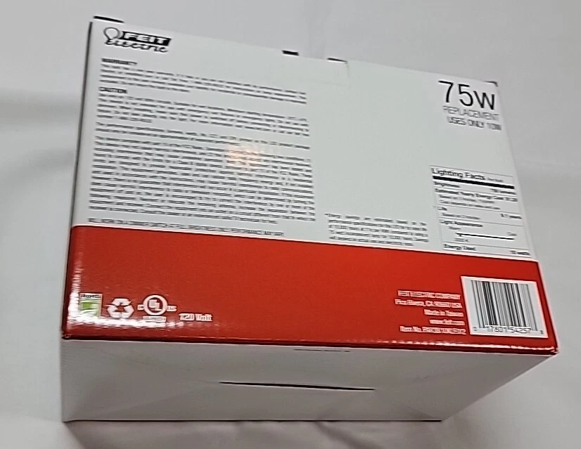 New FEIT Electric PAR38 75W LED Dimmable Bulbs 3000K Bright White 2-Pack - Image 4 of 4