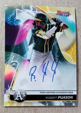 2020 Bowman's Best of 2020 Refractor Robert Puason Auto Athletics Autograph