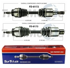 For Ford Expedition F-150 Lincoln Navigator 2 Front CV Axle Shafts SurTrack Set