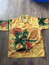 VTG 1990'S SCORPIO CARTOON XXL SHIRT, GRAPHIC PRINT, STREETWEAR, KAD CLOTHING