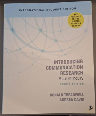 Introducing Communication Research International Student 4th Edit SAGE Treadwell