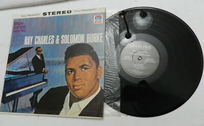 LP, Ray Charles And Solomon Burke   Blues Before Sunrise, Grand Prix KS-406, VG+