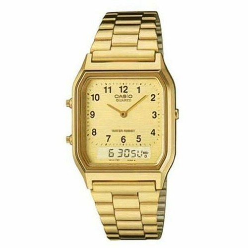 Reloj Casio digital LA670WEM-7EF correa de acero retro