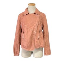 Free People Jacket Size XS X Small Linen Collar Coat