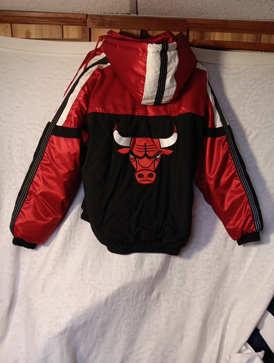 Starter Chicago Bulls ウォームアップジャケット L Vintage Chicago Bulls NBA Starter Full Zip Jacket Men's Size