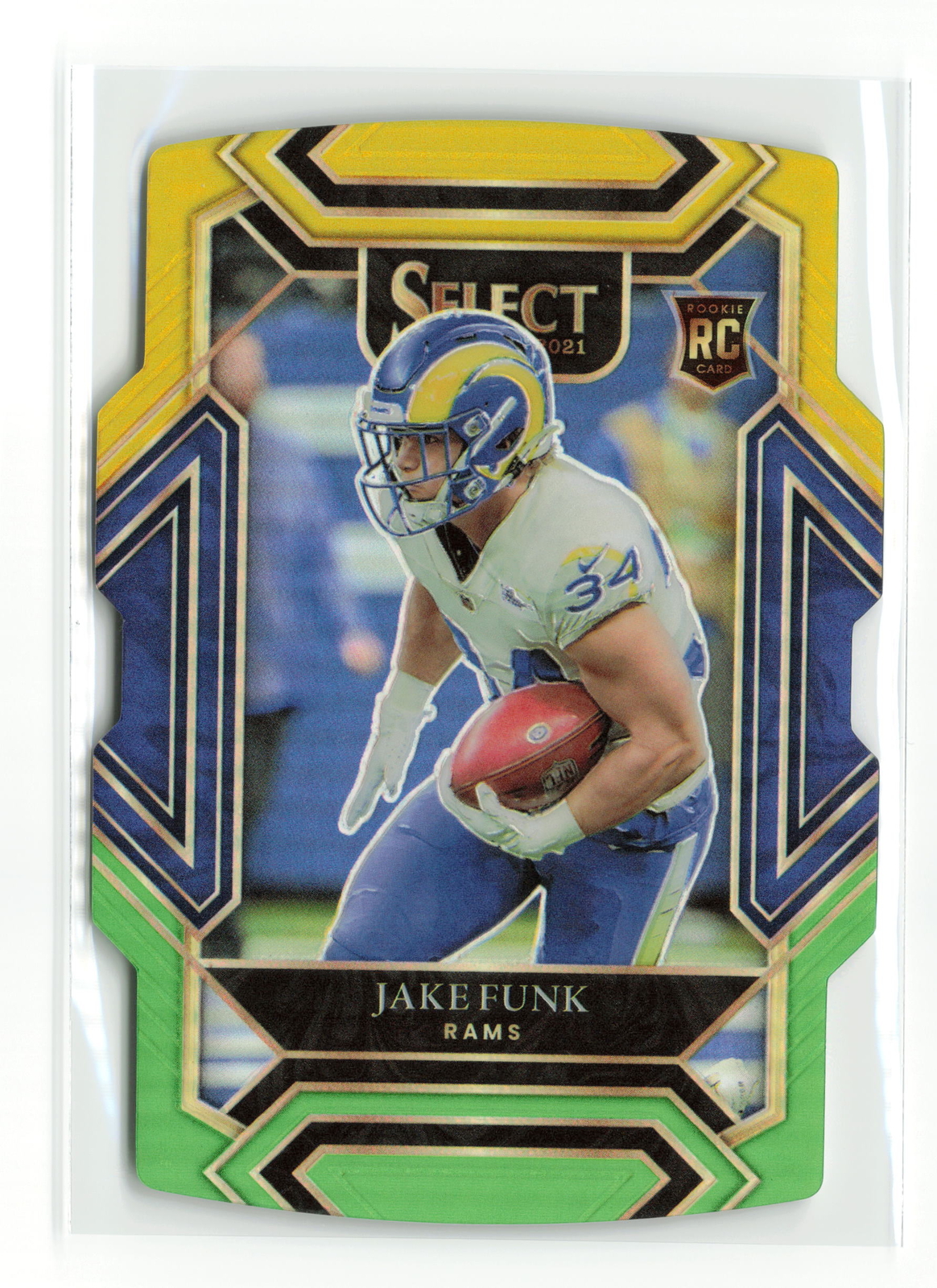 Jake Funk Panini Select #299 Green