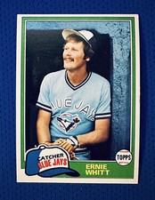 1981 TOPPS #407 ERNIE WHITT TORONTO BLUE JAYS NM-MT or BETTER 1985 ALL STAR