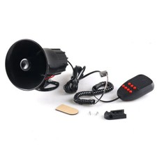 Car Siren Air Horn Megaphone Loudspeaker 7 Sound 50W 12V Warning Alarm 120dB