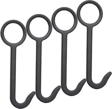 AR500 Steel Target Hanging Shooting Hanger DIY Assembly 4 Hooks Black 