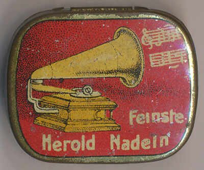 HEROLD - FEINSTE NADELN - ALTE GRAMMOPHON NADELDOSE