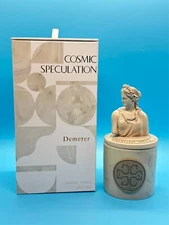 Cosmic Speculation Scented Candle w/ Renaissance Sculpture Lid – Demeter – NIB