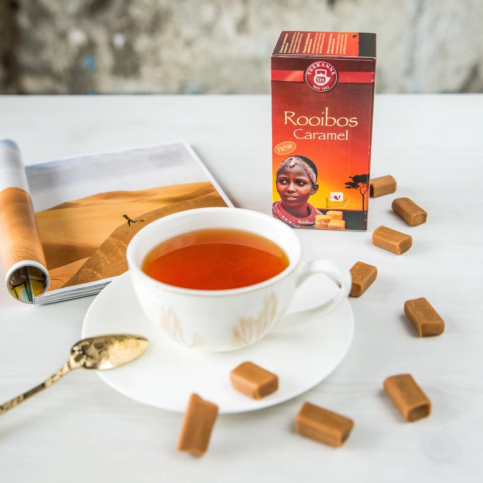 TEEKANNE - Rooibos Caramel - Rooibostee mit Karamell&Sahne - 6 x 20 Teebeutel - Bild 3 von 4