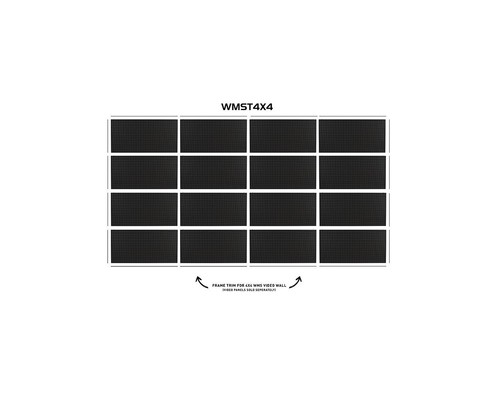 American DJ WMST4X4 Frame Trim Kit for 4x4 WMS Series Video Wall